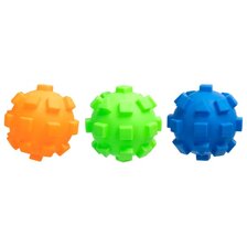 Pískacia maxi lopta 12,5cm mix farieb